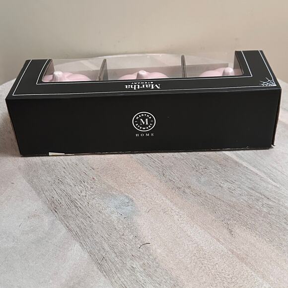 Set Of 3 Martha Stewart Pink Ceramic Led Light Up Jack O Lantern Pumpkins New - Picture 6 of 16